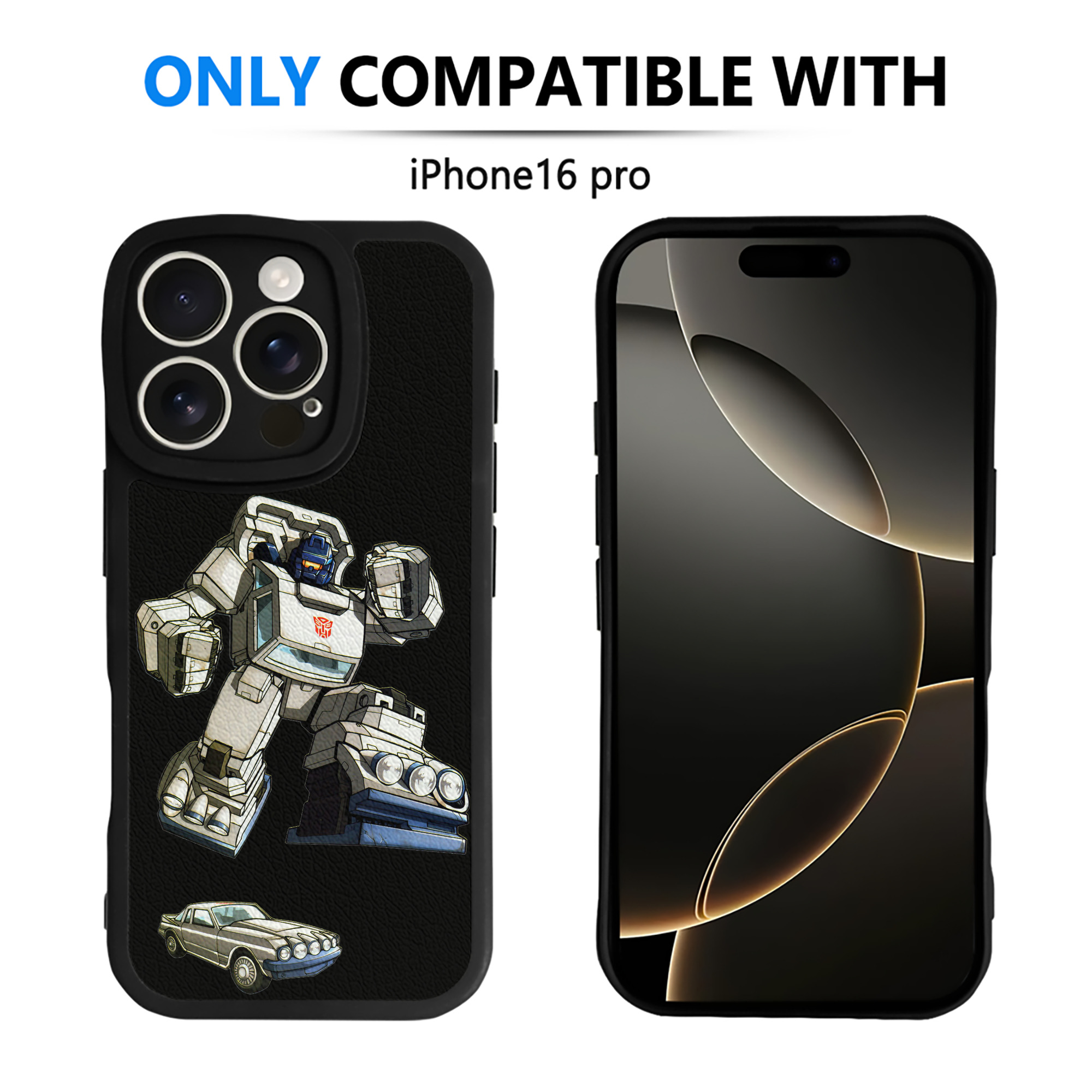 （画像用）  【iPhone 16シリーズ対応】シリコンスマホケース（レザー調） 材質：シリコン